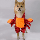 Crab Costume for Cats and Dogs Pet Halloween Outfit Crab Pet Costume