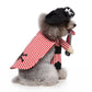 Pirate Costume for Cats and Dogs Pet Halloween Outfit