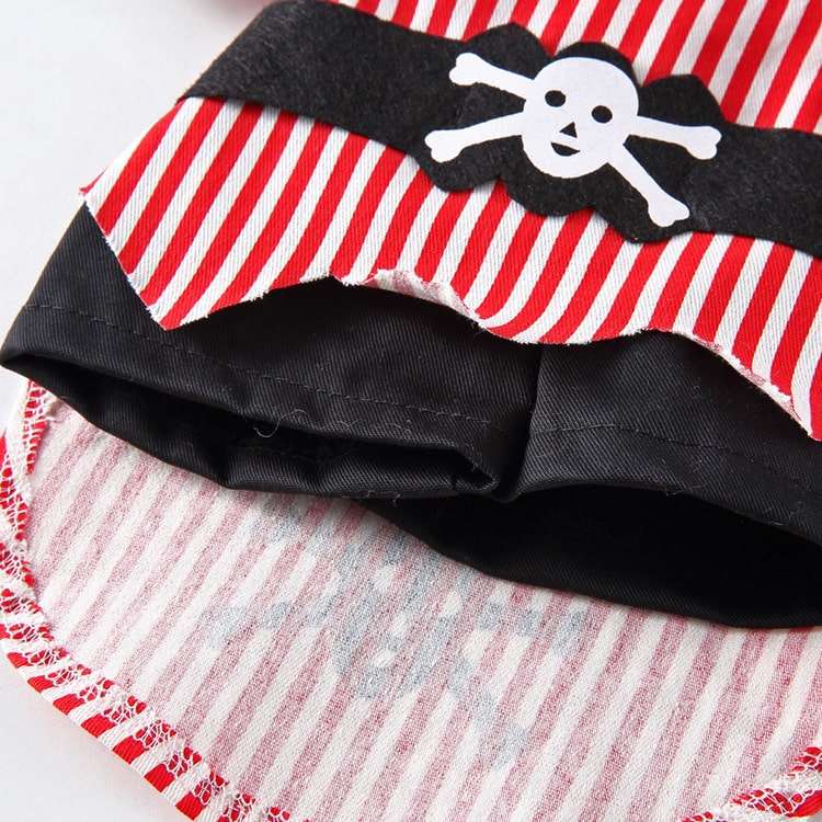 Pirate Costume for Cats and Dogs Pet Halloween Outfit