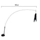 Cat Fishing Rod Toy with Suction Cup Interactive Cat Teaser Toy