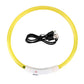 LED Dog Collar Light Up Waterproof Rechargeable Safety Collar for Night Walking