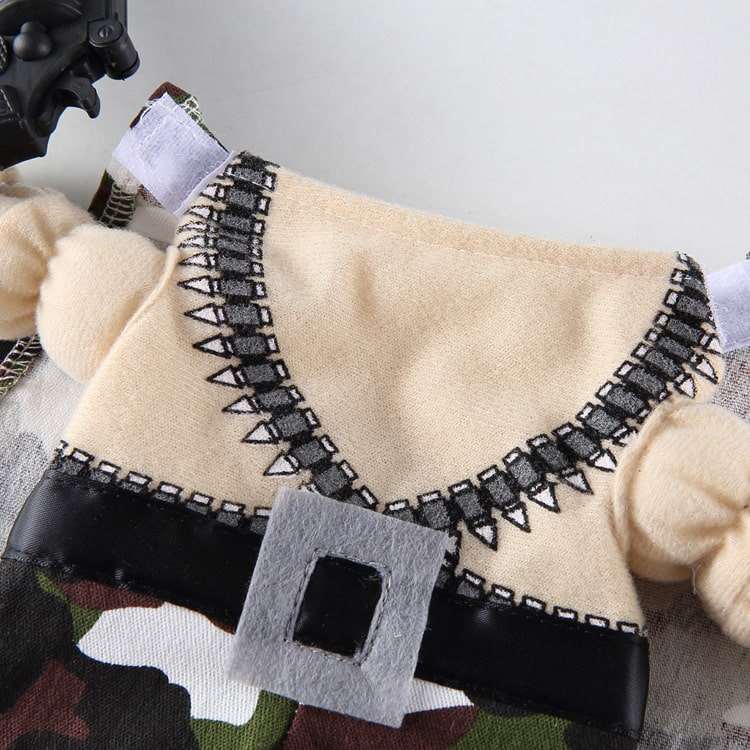 Military Costume for Dogs and Cats Pet Camouflage Outfit