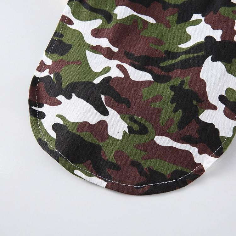 Military Costume for Dogs and Cats Pet Camouflage Outfit