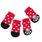 Christmas Dog Socks Holiday Pet Socks Festive Dog Socks