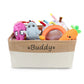 Custom Pet Storage Basket Personalized Pet Organizer Bin