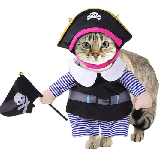 Pirate Costume for Cats and Dogs 2 Pack