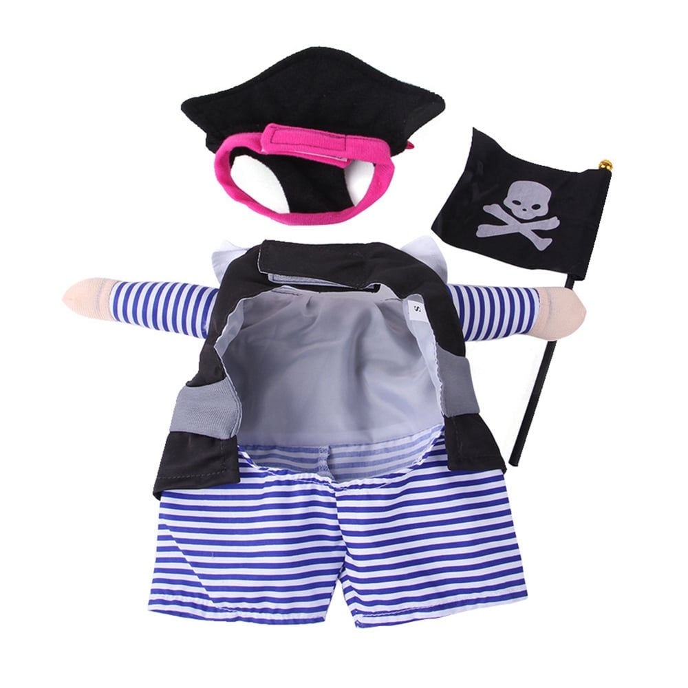Pirate Costume for Cats and Dogs 2 Pack